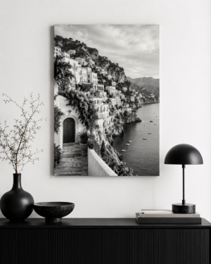 product 4 Tableau Paysage Côtier Noir & Blanc