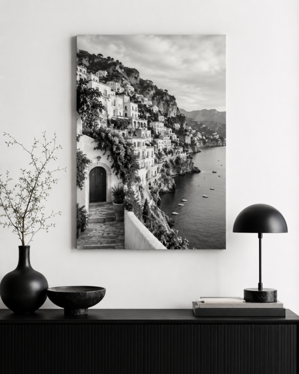 product 4 Tableau Paysage Côtier Noir & Blanc