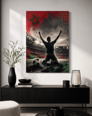 Tableau Supporter Maroc 2026 70x50 cm | TabloMaroc